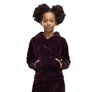 PUMA Hoodie court décontracté en velours Essentials Elevated Enfant et Adolescent, Accessoires, Rouge, 13-14Y 13-14Y