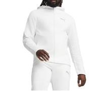 Puma Sweat à Capuche et Zip pour Homme Evostripe Blanc 678995-02 L