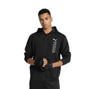 PUMA Sweat à Capuche Fit Double Knit Fz Pull, Noir, L Homme