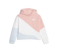 PUMA Sweat à Capuche Power Cat FL G Sudation Fille, Bleu Glacial, 128