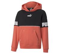 PUMA Sweat à Capuche Power Colorblock FL G pour Fille, Saumon, 10 Ans
