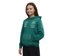 Puma X Aston Martin F1 Replica Hoodie Vert 11-12 Years Enfants