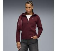 PUMA Sweat à capuche zippé Evostripe Femme, Vêtements, Ruby Shimmer, XL XL