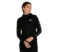 PUMA Sweat à Capuche zippé Power Tape FL Sudation Femme, Noir, S
