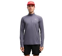 Puma Haut d'entraînement 1/4 zip Velocity Cloudspun Gris M Homme
