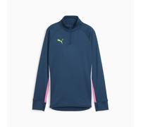 PUMA Sweat de sport bleu foncé / rose / blanc, Taille XS