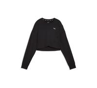 PUMA Sweat de sport 'CLOUDSPUN' noir / blanc, Taille L