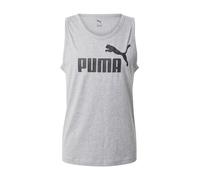PUMA Sweat de sport 'ESS No. 1' gris / noir, Taille M