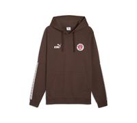 PUMA Sweat de sport 'FC St. Pauli King' marron / rouge / blanc, Taille XXL