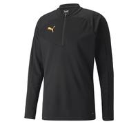 PUMA Sweat de sport 'IndividualFINAL' jaune / noir, Taille XXL
