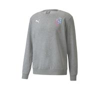 PUMA Sweat de sport 'Neymar' bleu cyan / gris chiné / rose / blanc, Taille 116-122