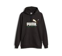 PUMA Sweat de sport 'No. 1 Logo Celebration' or / vert / noir / blanc, Taille XXL
