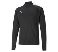 PUMA Sweat de sport 'Team Liga' noir / blanc, Taille XXL