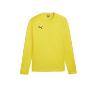 PUMA Sweat de sport 'TeamGOAL' jaune / noir, Taille L