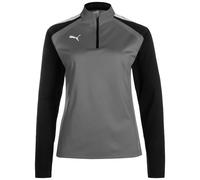 PUMA Sweat de sport 'TeamLiga' gris / noir, Taille XS
