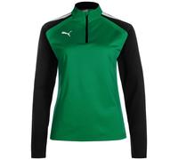 PUMA Sweat de sport 'TeamLiga' vert / noir / blanc, Taille XS