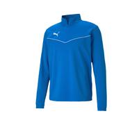 PUMA Sweat de sport 'TeamRise' bleu / blanc, Taille L