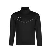 PUMA Sweat de sport 'TeamRise' noir / blanc cassé, Taille 140