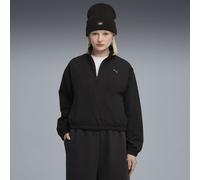 PUMA Sweat décontracté à col zippé HER, Noir, XL XL