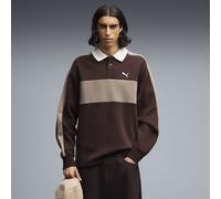 PUMA Sweat polo à col rond T7 Homme, Vêtements, Marron, S S