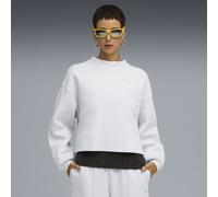 PUMA Sweat ras du cou oversize Wardrobe Essentials Femme, Silver Mist, XS XS