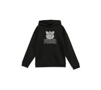 Puma Sweat-shirt à capuche en coton pour fille, Noir, 11-12 ans