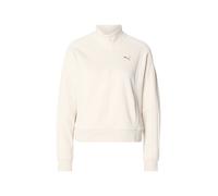 PUMA Sweat-shirt femme 'Class' 1/2 zip blanc cassé Taille M