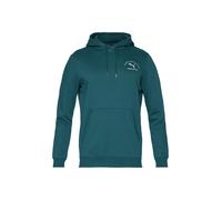 PUMA Sweat-shirt 'CLASS' pétrole / blanc, Taille M