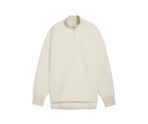 PUMA Sweat-Shirt d'hiver surdimensionné Demi-zippé pour Femme