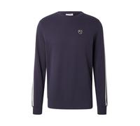 PUMA Sweat-shirt 'ESS ELEVATED' bleu marine / blanc, Taille L