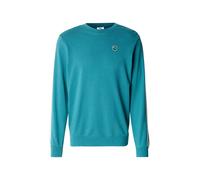 PUMA Sweat-shirt 'Essentials Elevated' écru / pétrole, Taille M
