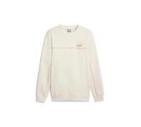 PUMA Sweat-Shirt sans Capuche pour Homme ESS+ Minimal Gold CR Beige