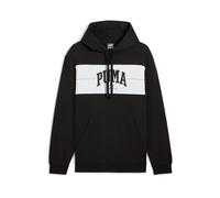 PUMA Sweat-shirt 'Squad' noir / blanc, Taille L