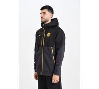 PUMA Sweatshirts Homme Noir Sweat-Shirt avec Fermeture Éclair Pumatech Borussia