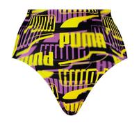 Puma Swim Lettre Taille Haute imprimée pour Femme, Noir Combo, S