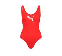 Puma Swim Women's 1 Piece Swimsuit, Vêtements, Rouge, S