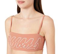 PUMA Swim Women's Bandeau Top Haut de Bikini, Marron, M Femme