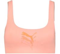 Puma Swimwear Scoop Neck Top Swimsuit Womens Combo Pêche 10 (S) Female
