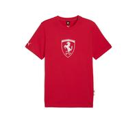 PUMA T-shirt à écusson ton sur ton Sportswear Scuderia Ferrari Homme, Accessoires, Rouge, M M
