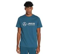 PUMA T-Shirt à Logo ESS Mercedes-AMG Petronas Motorsport Homme L Ocean Tropic Blue