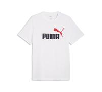 PUMA T-Shirt à Logo N° 1 Bicolore Essentials Homme 4XL, White Red
