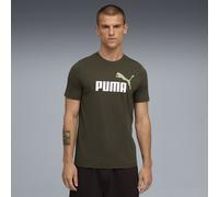 PUMA T-shirt à logo N° 1 bicolore Essentials Homme, Vêtements, Dark Olive, L L
