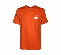 PUMA T-Shirt à Manches Courtes pour Homme Chilli Powder Orange