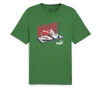 PUMA T-Shirt à Manches Courtes pour Homme Sneaker Box Tee 680175 86 Vert - Marque EAN : 4099686722524 - Taille L