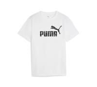 PUMA T-Shirt à motif camouflage Essentials Enfant et Adolescent, Age, Blanc, 9-10Y 9-10Y