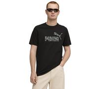PUMA T-Shirt à Motif Camouflage Essentials Homme