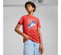 Puma T-Shirt À Motif Iv Enfant Et Adolescent, Vêtements, Rouge Fire, 9-10y