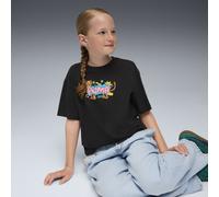 PUMA T-shirt à motif léopard Enfant et Adolescent, Vêtements, Noir, 9-10Y 9-10Y