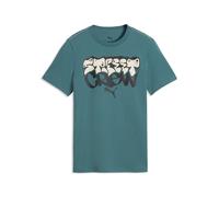 PUMA T-shirt à motif MID 90s Enfant et Adolescent, Accessoires, Vert, 15-16Y 15-16Y