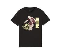 PUMA T-shirt à motif MID90s I Enfant et Adolescent, Vêtements, Noir, 11-12Y 11-12Y